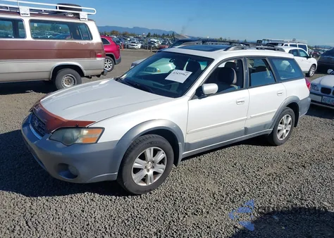 2005 Subaru Outback 2.5I Limited from USA, damaged, VIN 4S4BP62C757337998
